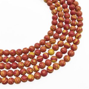 Shop Malachite Round Beads! 8mm Red Malachite Beads, Round Gemstone Beads, Wholesale Beads | Natural genuine round Malachite beads for beading and jewelry making.  #jewelry #beads #beadedjewelry #diyjewelry #jewelrymaking #beadstore #beading #affiliate #ad