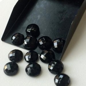 Shop Onyx Cabochons! 4-6mm Black Onyx Faceted Cabochon, Black Onyx Round Rose Cut Gems, Black Onyx Flat Back Cabochons For Jewelry (10Pcs To 50Pcs Options) | Natural genuine stones & crystals in various shapes & sizes. Buy raw cut, tumbled, or polished gemstones for making jewelry or crystal healing energy vibration raising reiki stones. #crystals #gemstones #crystalhealing #crystalsandgemstones #energyhealing #affiliate #ad