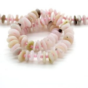 Shop Opal Chip & Nugget Beads! Pink Opal Beads, Natural Pink Opal Nuggets Rough Cut Irregular Shape Smooth Loose Gemstone Beads – Assorted Size -Full Strand | Natural genuine chip Opal beads for beading and jewelry making.  #jewelry #beads #beadedjewelry #diyjewelry #jewelrymaking #beadstore #beading #affiliate #ad