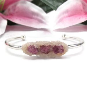 Pink Tourmaline Bracelet – Natural Pink Gemstone Bracelet | Natural genuine Array bracelets. Buy crystal jewelry, handmade handcrafted artisan jewelry for women.  Unique handmade gift ideas. #jewelry #beadedbracelets #beadedjewelry #gift #shopping #handmadejewelry #fashion #style #product #bracelets #affiliate #ad