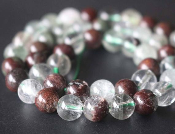 Natural Garden Quartz Smooth And Round Beads,8mm Quartz Beads Bulk Suppply,15 Inches One Starand
