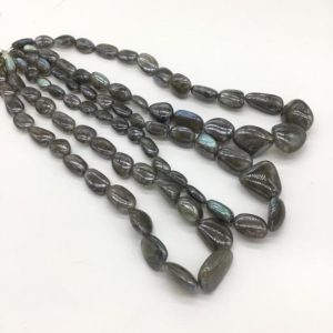 Shop Labradorite Chip & Nugget Beads! 16 inch Labradorite Tumbles (Shiny Coating) Natural Gemstone , Bulk Gemstones | Natural genuine chip Labradorite beads for beading and jewelry making.  #jewelry #beads #beadedjewelry #diyjewelry #jewelrymaking #beadstore #beading #affiliate #ad