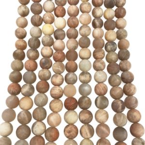 Shop Sunstone Round Beads! 8mm Natural Matte Sunstone Beads, Round Gemstone Beads, Wholesale Beads | Natural genuine round Sunstone beads for beading and jewelry making.  #jewelry #beads #beadedjewelry #diyjewelry #jewelrymaking #beadstore #beading #affiliate #ad