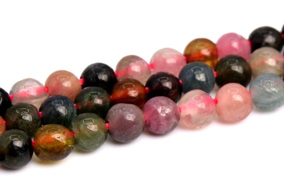3mm Multicolor Tourmaline Beads Grade A+ Genuine Natural Gemstone Full Strand Round Loose Beads 15.5" Bulk Lot 1,3,5,10 And 50 (102294-492)