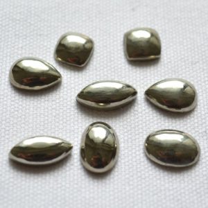 Shop Pyrite Cabochons! 8 Pieces Lot, Natural Pyrite Cabochons, Mix Shape And Size Cabochon, Pyrite Loose Gemstone, Stone For Jewelry, 10 – 10x14mm, #AR1152 | Natural genuine stones & crystals in various shapes & sizes. Buy raw cut, tumbled, or polished gemstones for making jewelry or crystal healing energy vibration raising reiki stones. #crystals #gemstones #crystalhealing #crystalsandgemstones #energyhealing #affiliate #ad