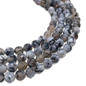 Shop Agate Faceted Beads! 8mm Faceted Agate Beads, Gemstone Beads, Wholseale Beads | Natural genuine faceted Agate beads for beading and jewelry making.  #jewelry #beads #beadedjewelry #diyjewelry #jewelrymaking #beadstore #beading #affiliate #ad