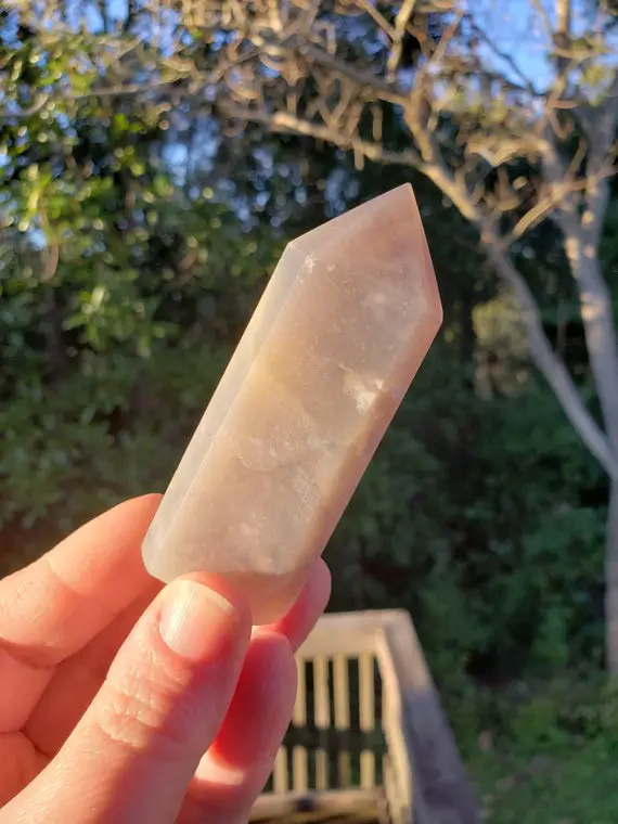 Gray Agate Point - Reiki Charged - Grounding & Stability - Agate Tower - Gentle Vibrations - Peace And Harmony - Balances All Chakras #2