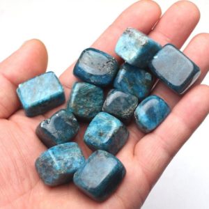 Shop Apatite Stones & Crystals! Apatite Tumbled Polished Stones Cube Shaped | Natural genuine stones & crystals in various shapes & sizes. Buy raw cut, tumbled, or polished gemstones for making jewelry or crystal healing energy vibration raising reiki stones. #crystals #gemstones #crystalhealing #crystalsandgemstones #energyhealing #affiliate #ad