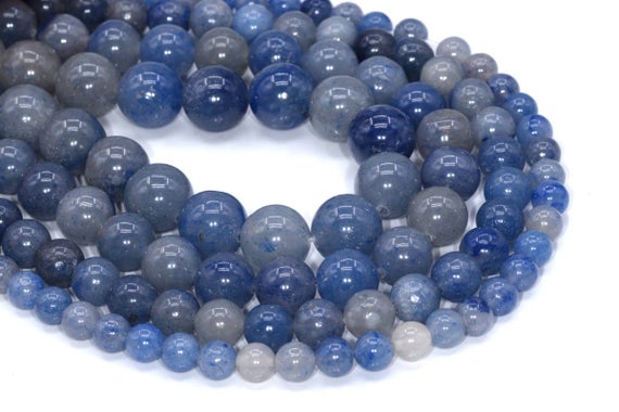 Blue Aventurine Loose Beads Round Shape 6mm 8mm 10mm 16mm