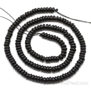 Shop Onyx Rondelle Beads! Black onyx rondelle beads, 2x4mm 4x6mm 4x8mm black agate beads, natural A grade onyx gemstone bead strand, disk semi precious stone, ONX31X0 | Natural genuine rondelle Onyx beads for beading and jewelry making.  #jewelry #beads #beadedjewelry #diyjewelry #jewelrymaking #beadstore #beading #affiliate #ad