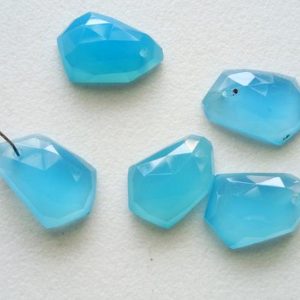 Shop Blue Chalcedony Stones & Crystals! 14-16mm Blue Chalcedony Fancy Cut Cabochon, Drilled Rose Cut Blue Chalcedony Flat Back Cabochon For Jewelry (5Pcs To 10Pcs Options) – GS3746 | Natural genuine stones & crystals in various shapes & sizes. Buy raw cut, tumbled, or polished gemstones for making jewelry or crystal healing energy vibration raising reiki stones. #crystals #gemstones #crystalhealing #crystalsandgemstones #energyhealing #affiliate #ad