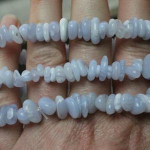 Blue Lace Agate Stretchy String Bracelet G106 | Natural genuine Array jewelry. Buy crystal jewelry, handmade handcrafted artisan jewelry for women.  Unique handmade gift ideas. #jewelry #beadedjewelry #beadedjewelry #gift #shopping #handmadejewelry #fashion #style #product #jewelry #affiliate #ad