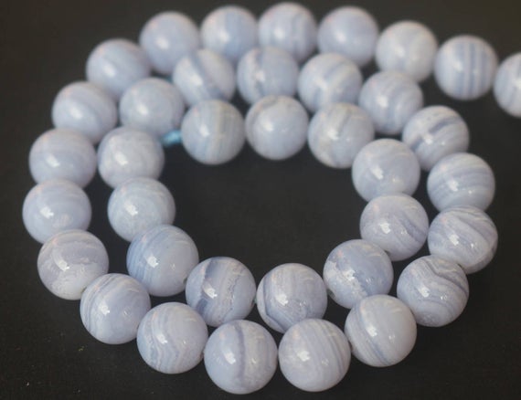 Natural Blue Lace Agate Beads,6mm/8mm/10mm/12mm Natural Agate Beads,15 Inches One Starand