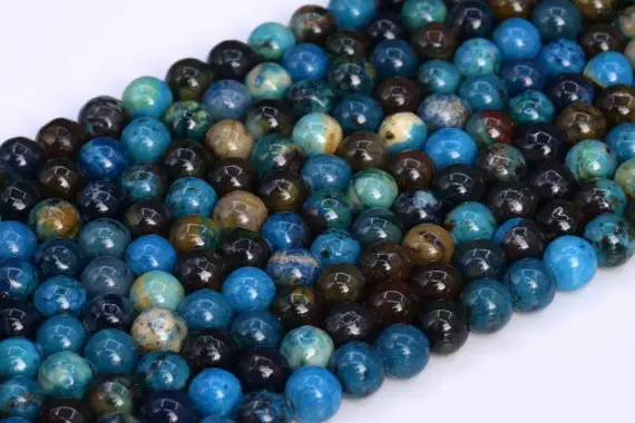 Chrysocolla Loose Beads Round Shape 6mm