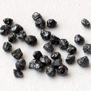 Shop Diamond Chip & Nugget Beads! 3-3.5mm Black Diamonds, Black Rough Diamond, Black Raw Diamond, Uncut Diamond, Conflict Free Raw Diamond For Jewelry (1CT To 50Ct) – PPD191 | Natural genuine chip Diamond beads for beading and jewelry making.  #jewelry #beads #beadedjewelry #diyjewelry #jewelrymaking #beadstore #beading #affiliate #ad