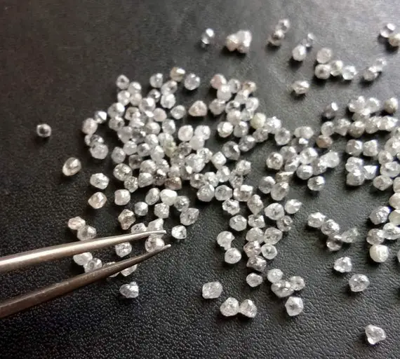 1.5mm Grey Rough Diamond, Natural Grey Raw Diamond, Uncut Grey Diamond, Loose Grey Diamond For Jewelry (5cts To 10cts Options) - Ppd374