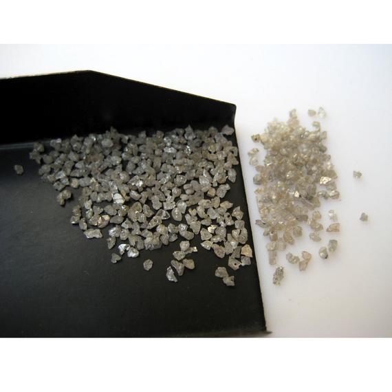 1mm-2mm Approx, White Diamond, Uncut Diamond, Rough Diamond, Undrilled Raw Diamond Chips, Raw Uncut Diamond For Jewelry (1ct To 5ct)