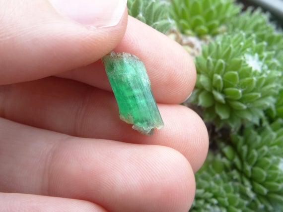 Natural Green Emerald Double Terminated Crystal From Panjshir, Afganistan ~ 4.9 Ct