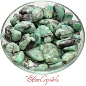 Shop Tumbled Emerald Crystals & Pocket Stones! 1 EMERALD Semi Smooth Tumbled Stone Semi Rough Natural Crystal Taurus Birthstone Healing Crystal and Stone #ES04 | Natural genuine stones & crystals in various shapes & sizes. Buy raw cut, tumbled, or polished gemstones for making jewelry or crystal healing energy vibration raising reiki stones. #crystals #gemstones #crystalhealing #crystalsandgemstones #energyhealing #affiliate #ad