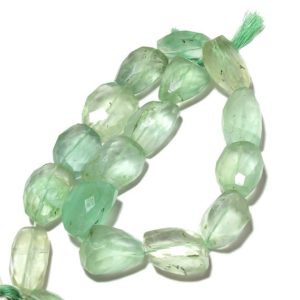 Shop Fluorite Chip & Nugget Beads! Green Fluorite Tumble, Faceted Fluorite Bead, Nugget Beads, 20 To 22mm Beads, 7 Inch Half Strand, SKU-SS37 | Natural genuine chip Fluorite beads for beading and jewelry making.  #jewelry #beads #beadedjewelry #diyjewelry #jewelrymaking #beadstore #beading #affiliate #ad