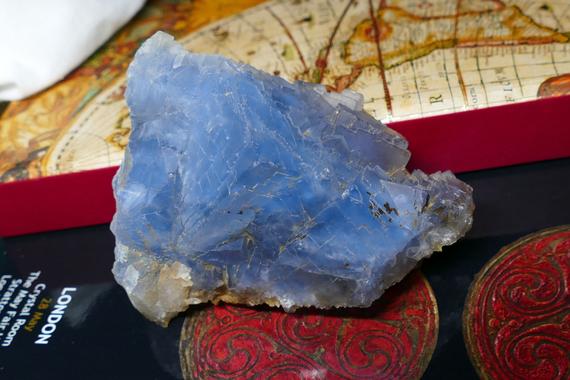 3" Sky Blue Fluorite Mineral Specimen - Blue Fluorite Crystal Cluster 167