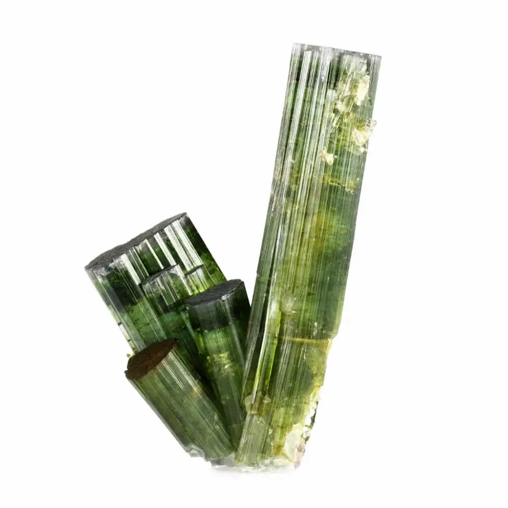 Green tourmaline is a soothing and stabilizing stone that boosts spiritual courage and physical vitality. Learn more about Green Tourmaline meaning + healing properties, benefits & more. Visit to find gemstone meanings & info about crystal healing, stone powers, and chakra stones. Get some positive energy & vibes! #gemstones #crystals #crystalhealing #beadage