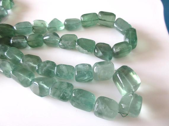 Huge Green Fluorite Tumble Beads, Natural Fluorite Tumbles, 20-28mm Fluorite Tumble Beads, Loose Fluorite Beads Fluorite Necklace, Gds1134