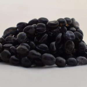 Shop Iolite Chip & Nugget Beads! High Quality Grade A Natural Iolite Semi-precious Gemstone Pebble Tumbled stone Nugget Beads 7mm-10mm – 15" strand | Natural genuine chip Iolite beads for beading and jewelry making.  #jewelry #beads #beadedjewelry #diyjewelry #jewelrymaking #beadstore #beading #affiliate #ad