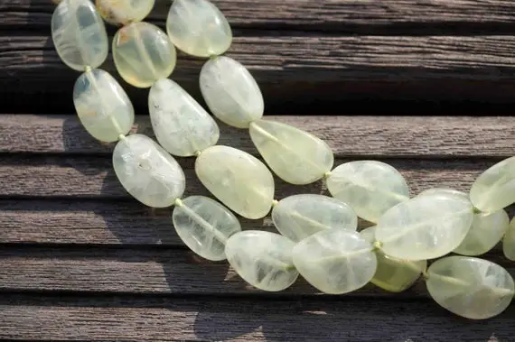 Australia Sun Jade Pebble Beads 10-13 Mm  (etb00177)