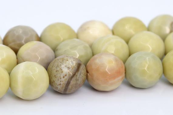 Butter Jade Beads Grade Aaa Genuine Natural Gemstone Micro Faceted Round Loose Beads 6mm 8mm Bulk Lot Options