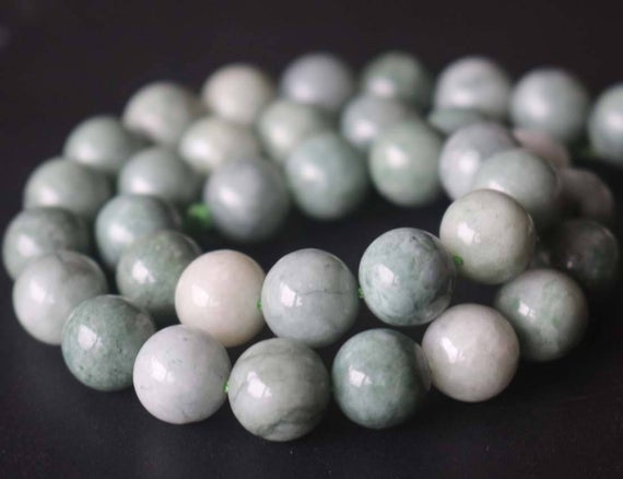 Natural Aa Jadeite Jade Smooth And Round Beads,4mm/6mm/8mm/10mm/12mm Jade Beads Bulk Supply,15 Inches One Starand