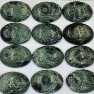 2pcs 22x30mm Kambaba Jasper Cabochon Large Oval Cabochon Natural Green Gemstone Cabochon Kambaba Cabochon Designer Cabochon Cabs GC | Natural genuine stones & crystals in various shapes & sizes. Buy raw cut, tumbled, or polished gemstones for making jewelry or crystal healing energy vibration raising reiki stones. #crystals #gemstones #crystalhealing #crystalsandgemstones #energyhealing #affiliate #ad