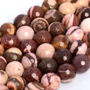Shop Jasper Faceted Beads! Genuine Natural Australia Zebra Jasper Loose Beads Micro Faceted Round Shape 6mm 8mm 10mm 12mm | Natural genuine faceted Jasper beads for beading and jewelry making.  #jewelry #beads #beadedjewelry #diyjewelry #jewelrymaking #beadstore #beading #affiliate #ad