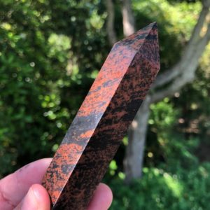 Mahogany Obsidian Point – Reiki Charged – Powerfully Protective Energy – Protects Against Psychic Attack #2 | Natural genuine stones & crystals in various shapes & sizes. Buy raw cut, tumbled, or polished gemstones for making jewelry or crystal healing energy vibration raising reiki stones. #crystals #gemstones #crystalhealing #crystalsandgemstones #energyhealing #affiliate #ad