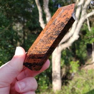 Shop Generator Crystals! Mahogany Obsidian Point Crystal Generator Reiki Energy Infused Crystal Tower #3 | Natural genuine stones & crystals in various shapes & sizes. Buy raw cut, tumbled, or polished gemstones for making jewelry or crystal healing energy vibration raising reiki stones. #crystals #gemstones #crystalhealing #crystalsandgemstones #energyhealing #affiliate #ad