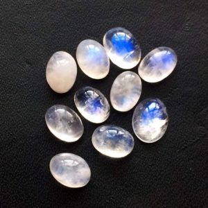 Shop Rainbow Moonstone Cabochons! 5x7mm Rainbow Moonstone Flat Back Oval Cabochons, Plain Rainbow Moonstone, Loose Rainbow Moonstone Gemstones, Moonstone For Jewelry – KS3590 | Natural genuine stones & crystals in various shapes & sizes. Buy raw cut, tumbled, or polished gemstones for making jewelry or crystal healing energy vibration raising reiki stones. #crystals #gemstones #crystalhealing #crystalsandgemstones #energyhealing #affiliate #ad