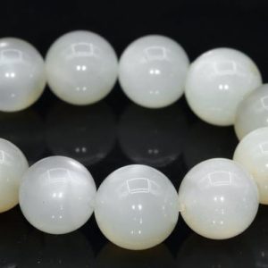 Shop Moonstone Round Beads! 7MM White Flash Milky Moonstone Beads Grade AA Genuine Natural Gemstone Half Strand Round Loose Beads 6.5" (108277h-2631) | Natural genuine round Moonstone beads for beading and jewelry making.  #jewelry #beads #beadedjewelry #diyjewelry #jewelrymaking #beadstore #beading #affiliate #ad