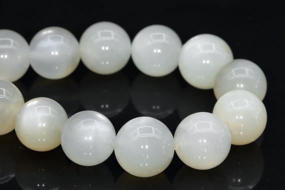 7mm White Flash Milky Moonstone Beads Grade Aa Genuine Natural Gemstone Half Strand Round Loose Beads 6.5" (108277h-2631)