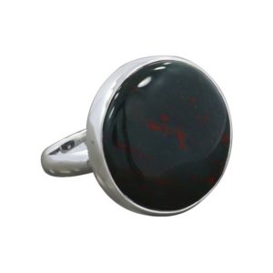 Natural Bloodstone Ring – Blood Stone Silver Ring – Handmade Jewelry – Gift Jewelry – Middle finger ring – Gift for love -semi precious ring | Natural genuine Bloodstone rings, simple unique handcrafted gemstone rings. #rings #jewelry #shopping #gift #handmade #fashion #style #affiliate #ad
