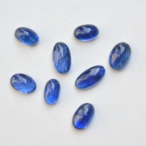 Shop Kyanite Cabochons! Natural Kyanite Cabochons Gemstone, Kyanite Loose Gemstone, Kyanite Oval Shape Gemstone Cabochon 8 Pieces Lot, 6x8mm – 7x10mm, #AR1355 | Natural genuine stones & crystals in various shapes & sizes. Buy raw cut, tumbled, or polished gemstones for making jewelry or crystal healing energy vibration raising reiki stones. #crystals #gemstones #crystalhealing #crystalsandgemstones #energyhealing #affiliate #ad