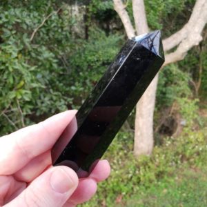 Black/Golden Sheen Obsidian Crystal Point Reiki Charged – Powerful Energy Infused Crystal Generator #13 | Natural genuine stones & crystals in various shapes & sizes. Buy raw cut, tumbled, or polished gemstones for making jewelry or crystal healing energy vibration raising reiki stones. #crystals #gemstones #crystalhealing #crystalsandgemstones #energyhealing #affiliate #ad