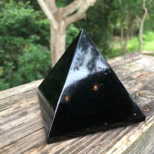Shop Obsidian Shapes! Black Obsidian Pyramid – Reiki Charged – Lava Glass – Protective & Grounding Energy – Blocks Negative Energy – 3 | Natural genuine stones & crystals in various shapes & sizes. Buy raw cut, tumbled, or polished gemstones for making jewelry or crystal healing energy vibration raising reiki stones. #crystals #gemstones #crystalhealing #crystalsandgemstones #energyhealing #affiliate #ad