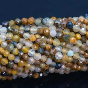 Shop Pietersite Beads! 2MM Multicolor Pietersite Beads Grade AAA Genuine Natural Gemstone Full Strand Faceted Round Loose Beads 15" Bulk Lot Options (110610-3198) | Natural genuine faceted Pietersite beads for beading and jewelry making.  #jewelry #beads #beadedjewelry #diyjewelry #jewelrymaking #beadstore #beading #affiliate #ad