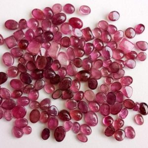 Shop Pink Tourmaline Cabochons! 4-8mm Pink Tourmaline Plain Cabochons, Natural Pink Tourmaline Flat Back Cabochons, Tourmaline Cabochons For Jewelry (5Cts To 20Cts Options) | Natural genuine stones & crystals in various shapes & sizes. Buy raw cut, tumbled, or polished gemstones for making jewelry or crystal healing energy vibration raising reiki stones. #crystals #gemstones #crystalhealing #crystalsandgemstones #energyhealing #affiliate #ad