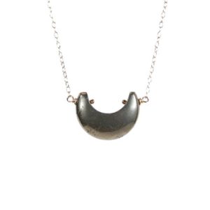 Shop Pyrite Pendants! Pyrite necklace, crescent necklace, horseshoe jewelry, good luck charm, moon necklace, lucky necklace, healing stone pendant | Natural genuine Pyrite pendants. Buy crystal jewelry, handmade handcrafted artisan jewelry for women.  Unique handmade gift ideas. #jewelry #beadedpendants #beadedjewelry #gift #shopping #handmadejewelry #fashion #style #product #pendants #affiliate #ad