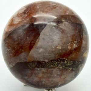 Shop Quartz Shapes! Hematoid Quartz Sphere 2.8" in diameter weighs 1.18 pounds | Natural genuine stones & crystals in various shapes & sizes. Buy raw cut, tumbled, or polished gemstones for making jewelry or crystal healing energy vibration raising reiki stones. #crystals #gemstones #crystalhealing #crystalsandgemstones #energyhealing #affiliate #ad
