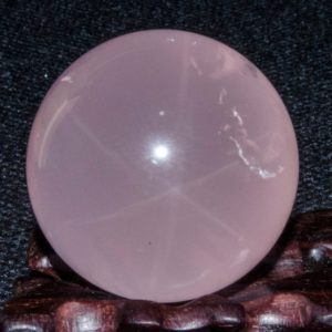 Shop Rose Quartz Shapes! 1.44"Rainbow Star Rose Quartz Polished Sphere/Pink Crystal Ball/Rose Crystal/Love Stone/Meditation/Chakra/Reiki/Lucky Stone-37mm-72g#4994 | Natural genuine stones & crystals in various shapes & sizes. Buy raw cut, tumbled, or polished gemstones for making jewelry or crystal healing energy vibration raising reiki stones. #crystals #gemstones #crystalhealing #crystalsandgemstones #energyhealing #affiliate #ad