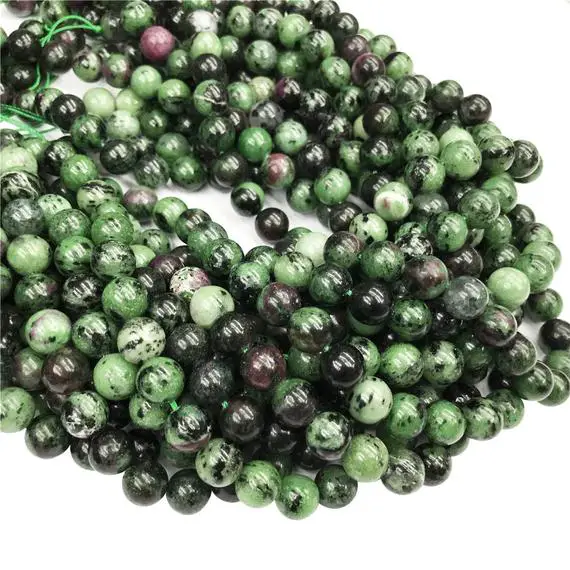 Ruby Zoisite Round Beads,6mm 8mm 10mm 12mm Gemstone Beads ,approx 15.5 Inch Strand