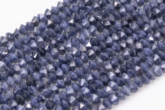 Genuine Natural Sapphire Loose Beads Grade Aaa Faceted Rondelle Shape 3x2mm