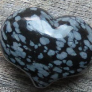 Shop Snowflake Obsidian Stones & Crystals! Snowflake Obsidian Puffy Heart Pocket, Worry Healing Stone! | Natural genuine stones & crystals in various shapes & sizes. Buy raw cut, tumbled, or polished gemstones for making jewelry or crystal healing energy vibration raising reiki stones. #crystals #gemstones #crystalhealing #crystalsandgemstones #energyhealing #affiliate #ad